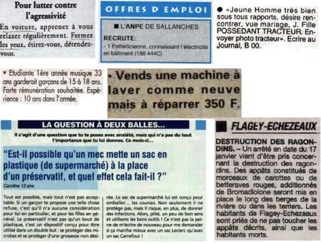 annonces!!